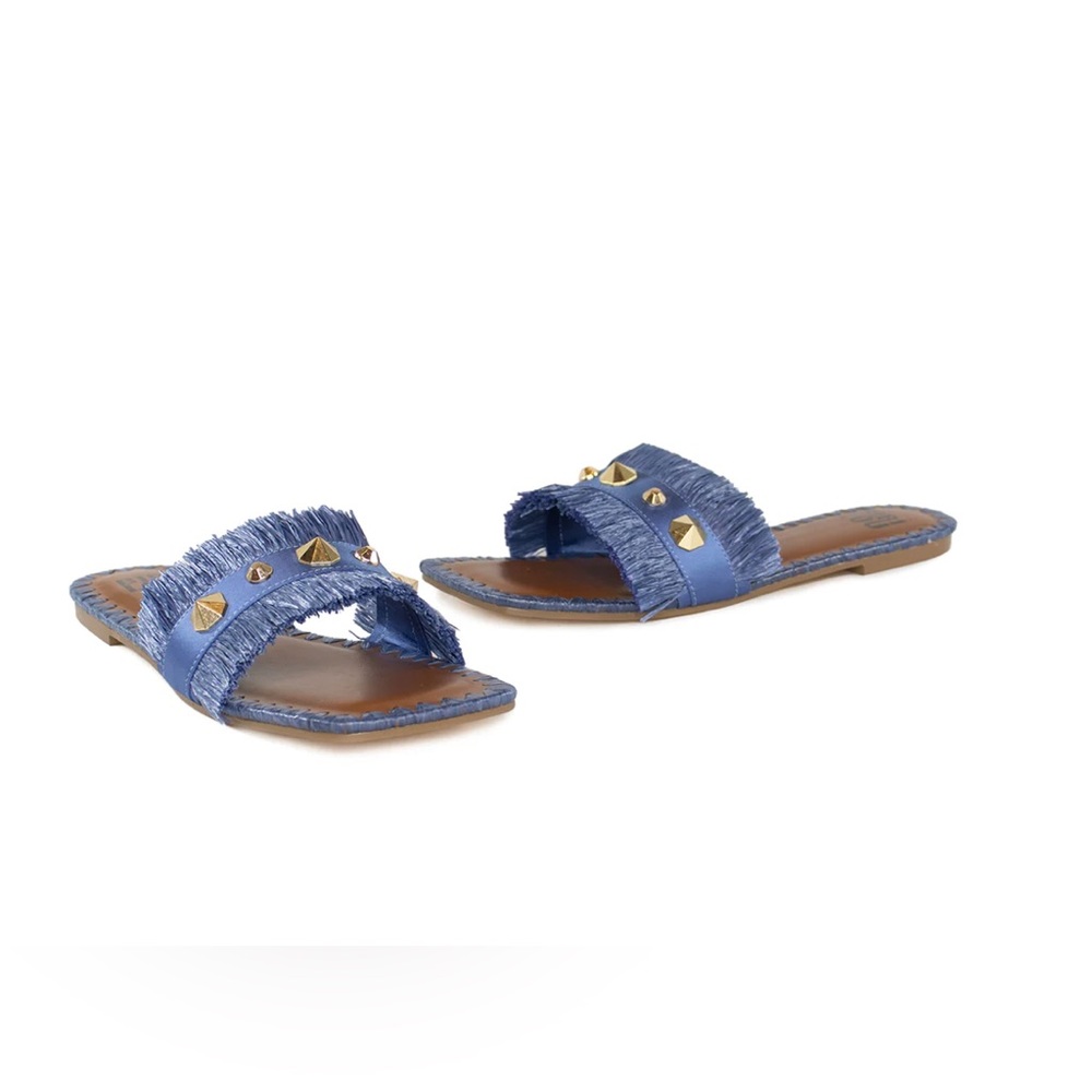 Alexis bibi Lou brand new raffia flat sandals